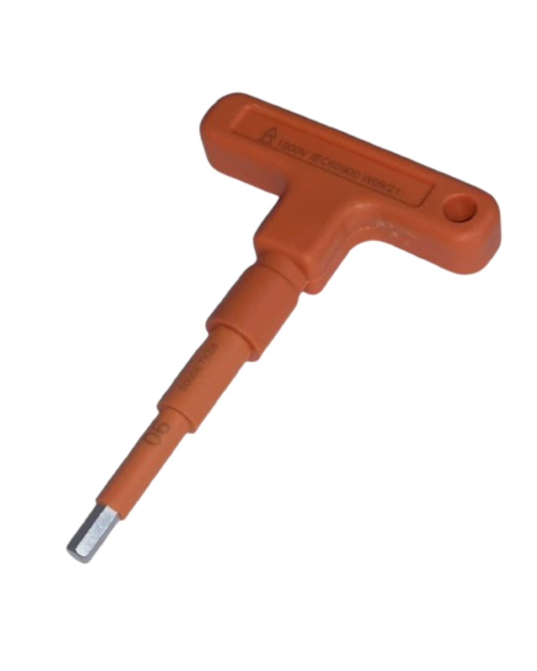 Clé mâle en T 6 pans courte isolée 6mm SFE IS23TPC06