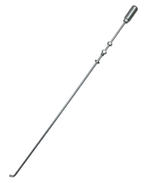 Tringlette flexible en acier galvanisé 120cm